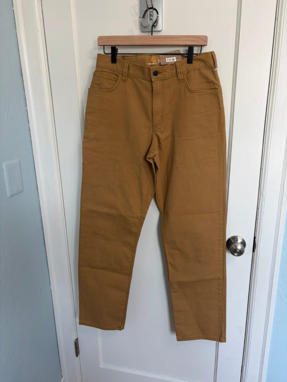 Carhartt Rugged Flex Rigby 5-Pocket Jean Relaxed Fit Brown NWT 31x34